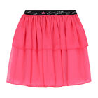 Girls White & Pink Skirt Set, 1, hi-res